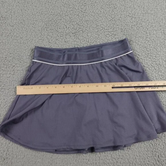 NIKE Dri Fit Mini Slip Tennis Skirt Womens Small Lavender Golf Skort Pleated Run - Picture 8 of 12